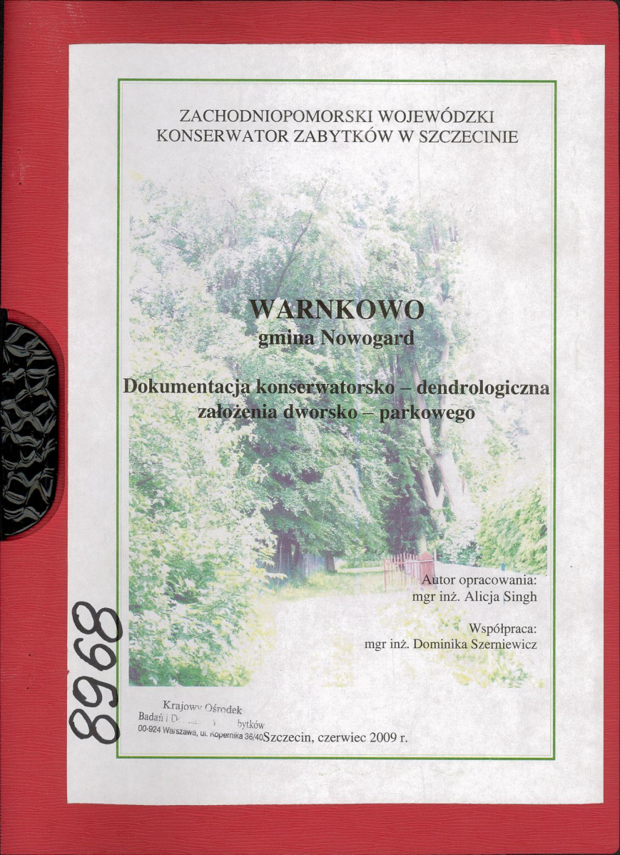 EP - Ewidencja parkowa, skan nr 1