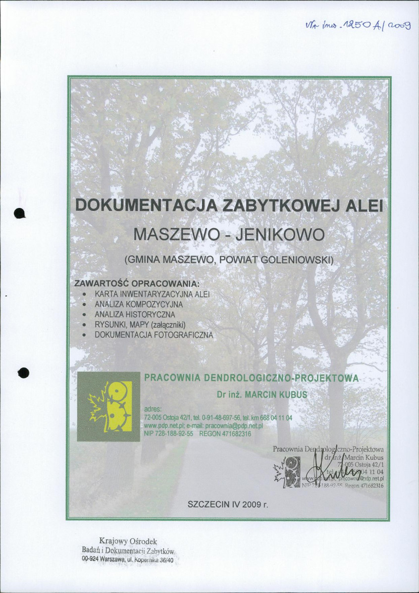 EP - Ewidencja parkowa, skan nr 2