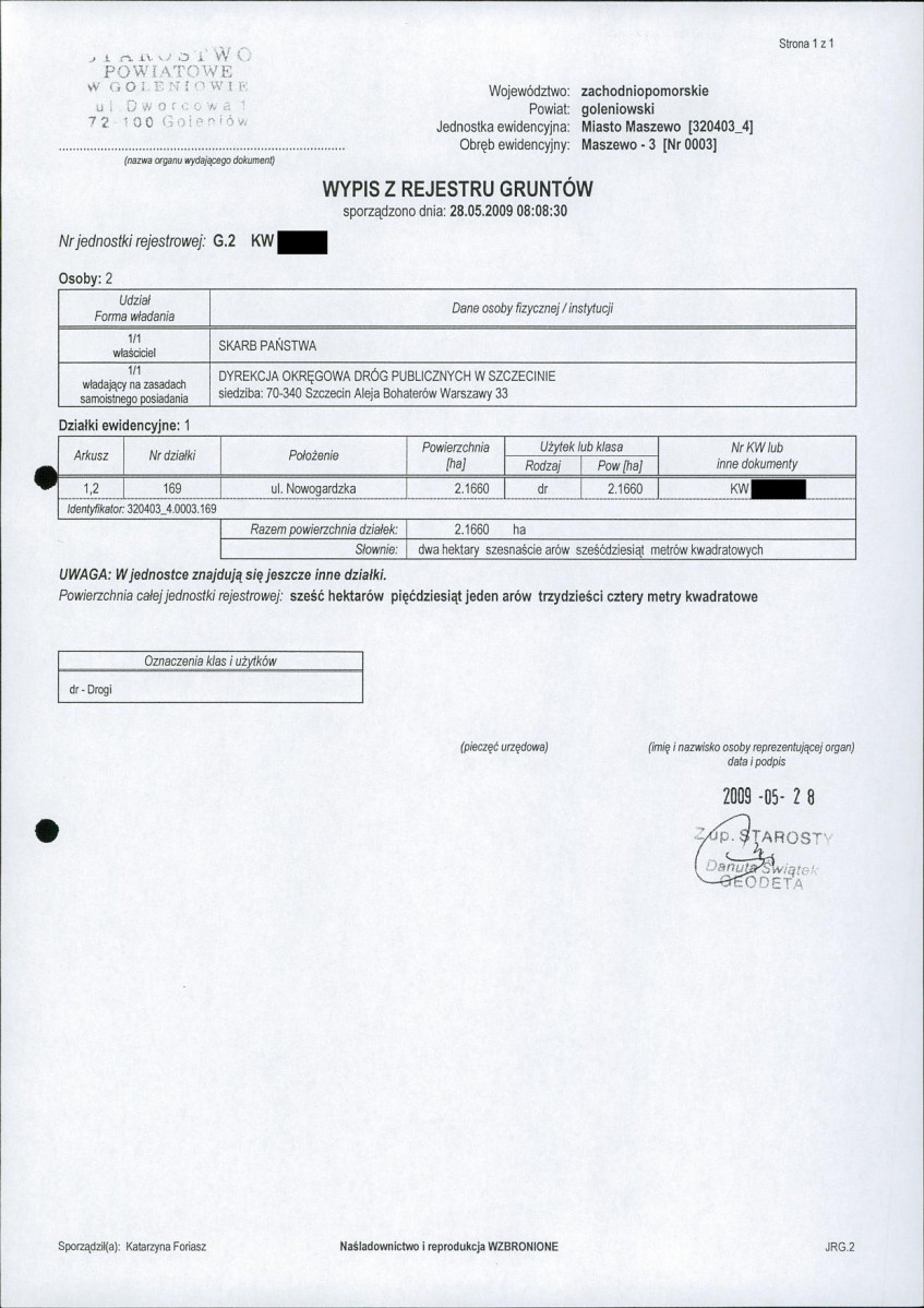 EP - Ewidencja parkowa, skan nr 13