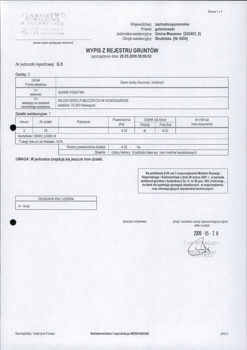 EP - Ewidencja parkowa, skan nr 15