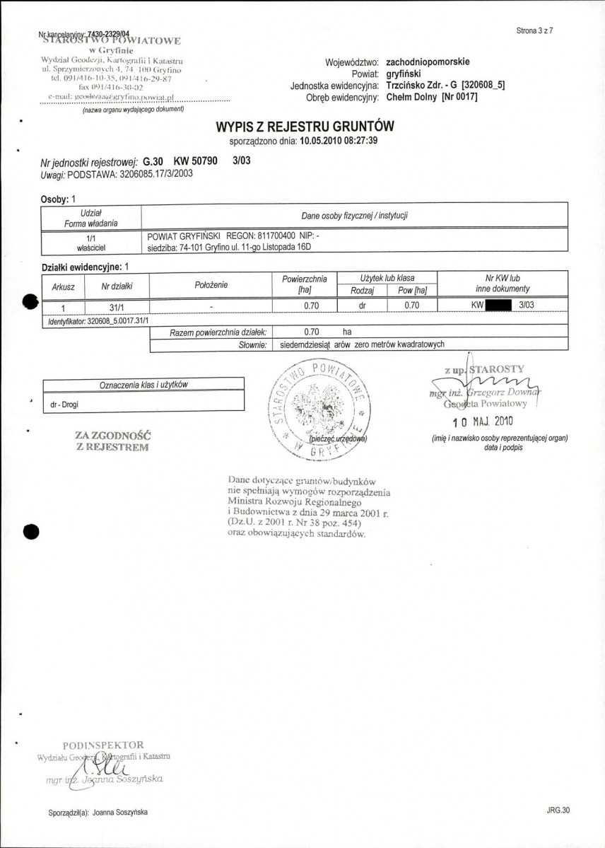 EP - Ewidencja parkowa, skan nr 24