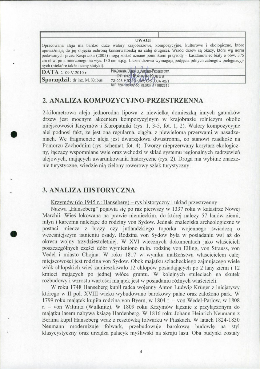 EP - Ewidencja parkowa, skan nr 5
