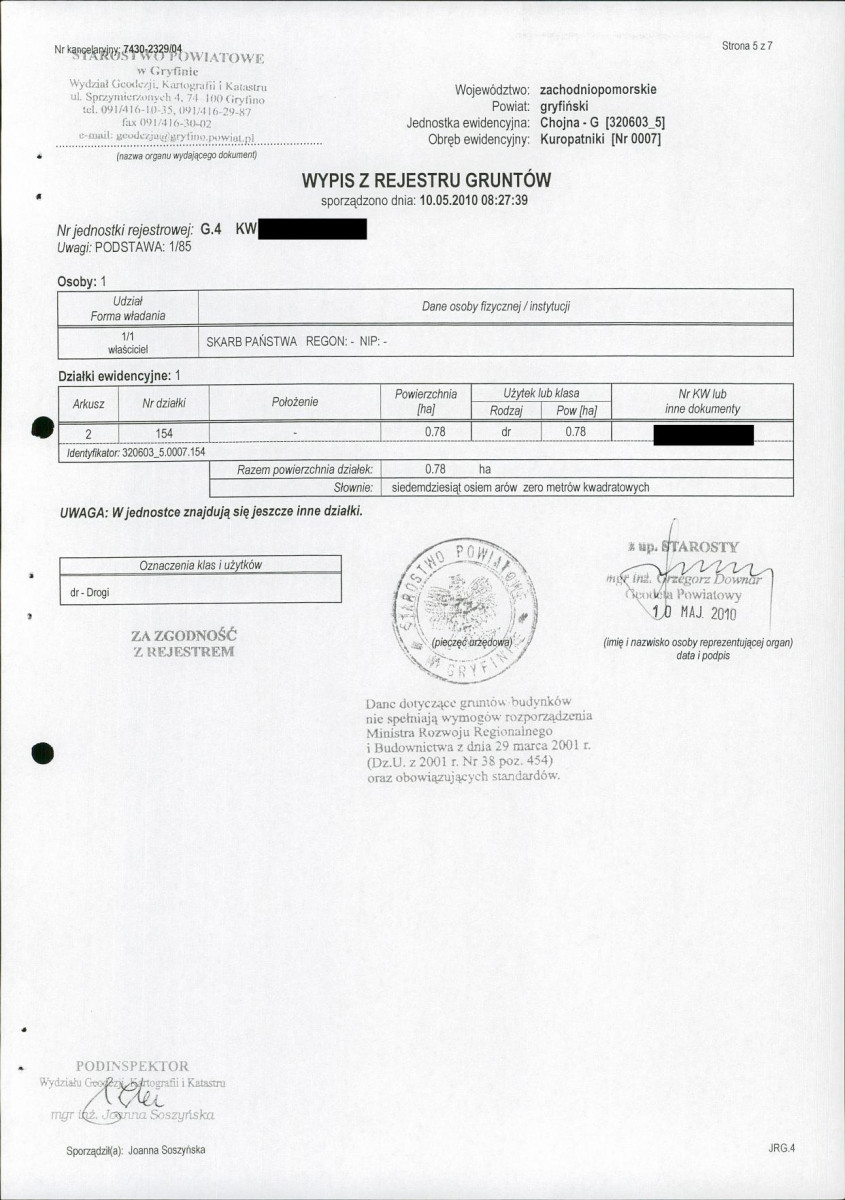 EP - Ewidencja parkowa, skan nr 21