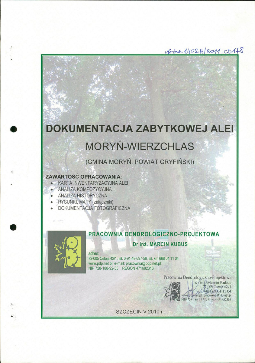 EP - Ewidencja parkowa, skan nr 2