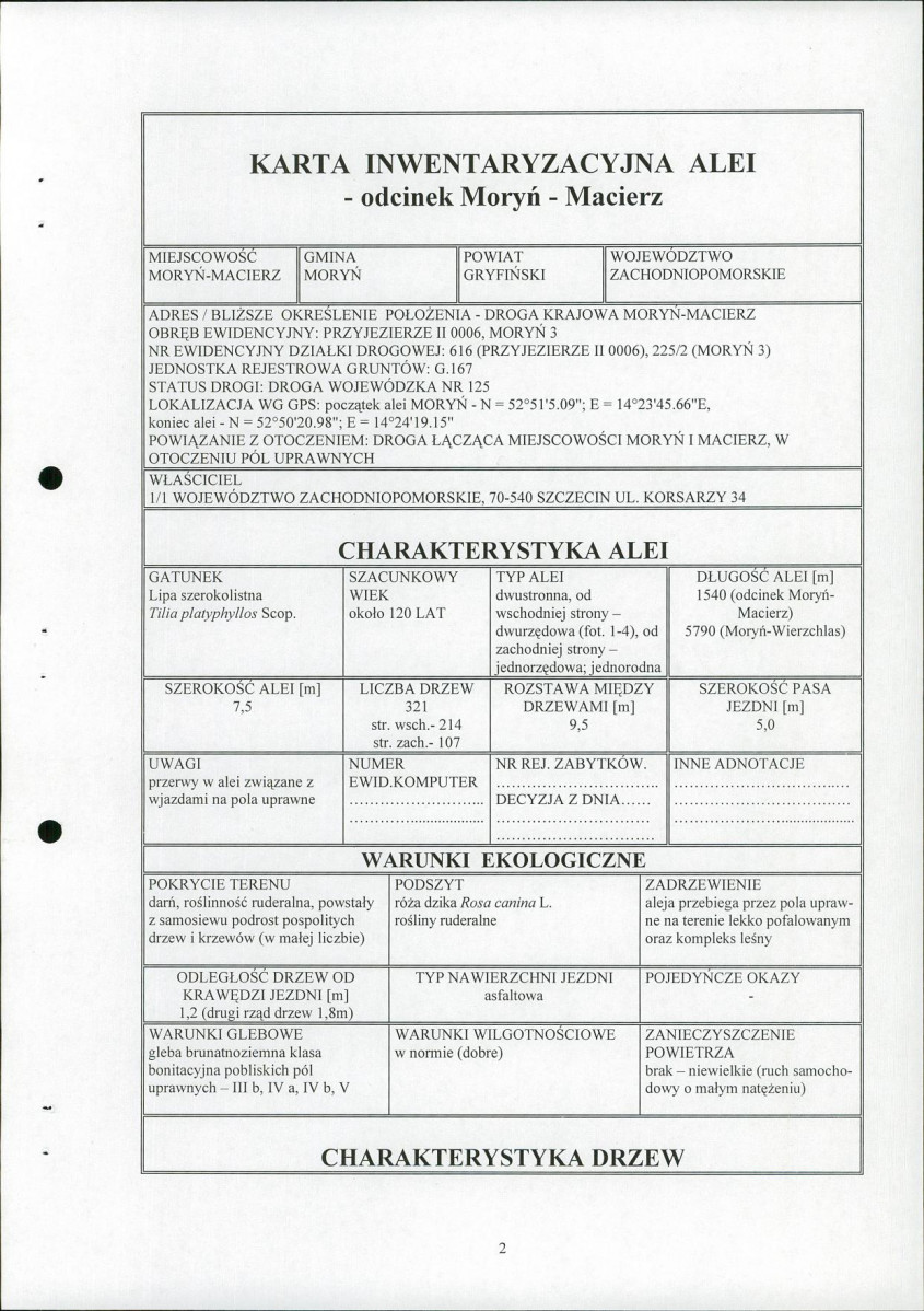 EP - Ewidencja parkowa, skan nr 3