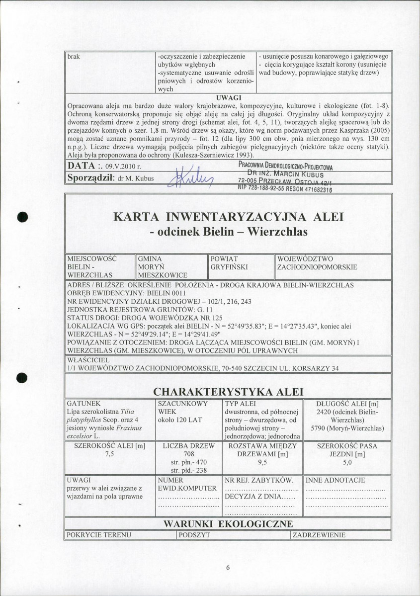 EP - Ewidencja parkowa, skan nr 7