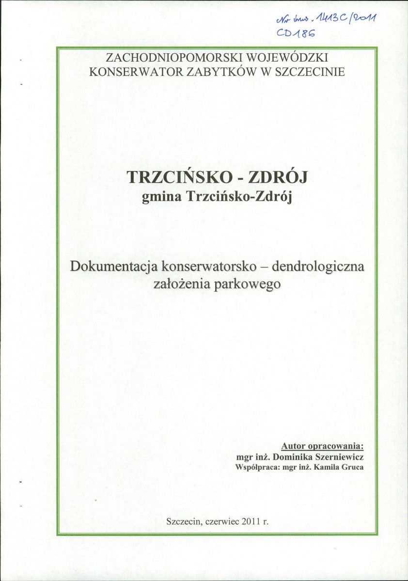 EP - Ewidencja parkowa, skan nr 3