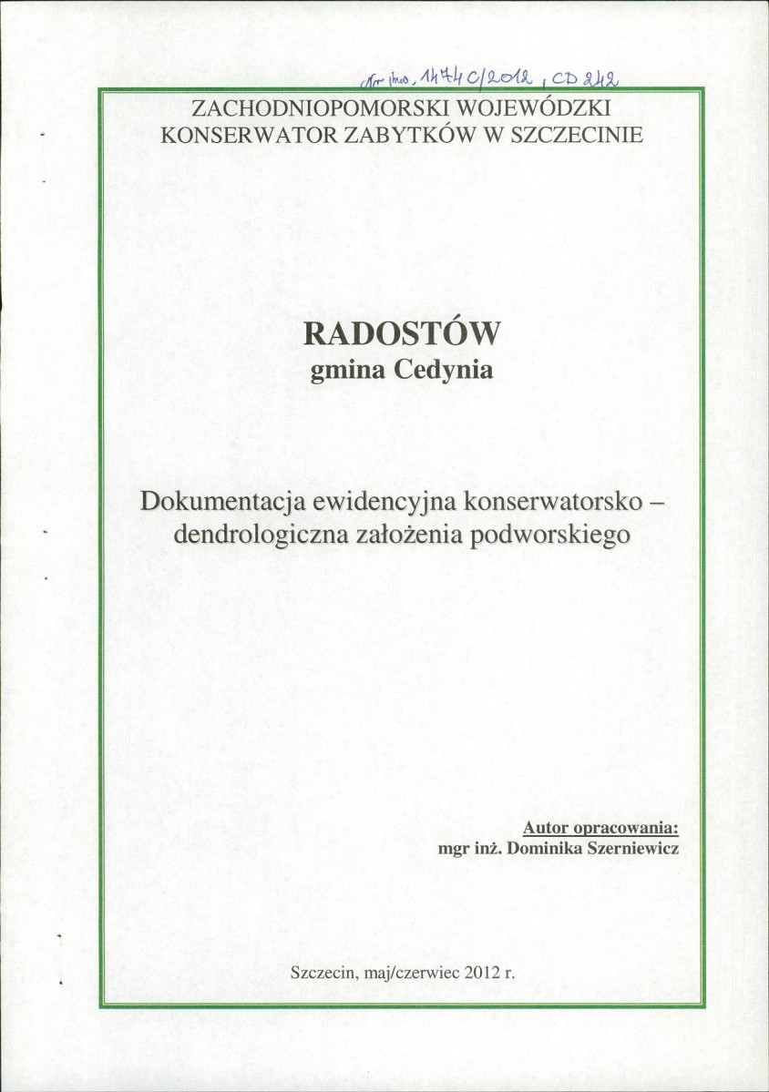 EP - Ewidencja parkowa, skan nr 2