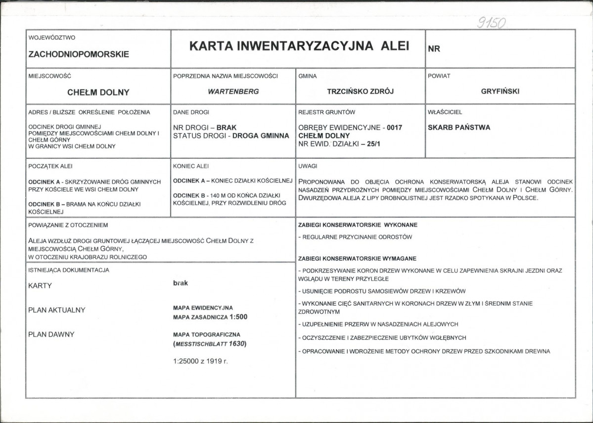 Ewidencja parkowa, skan nr 1