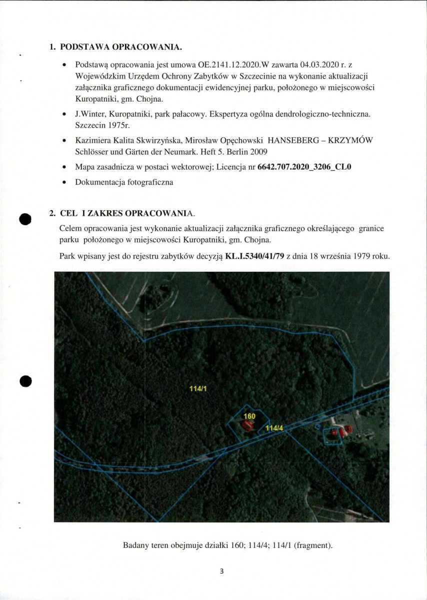 Ewidencja parkowa, skan nr 3
