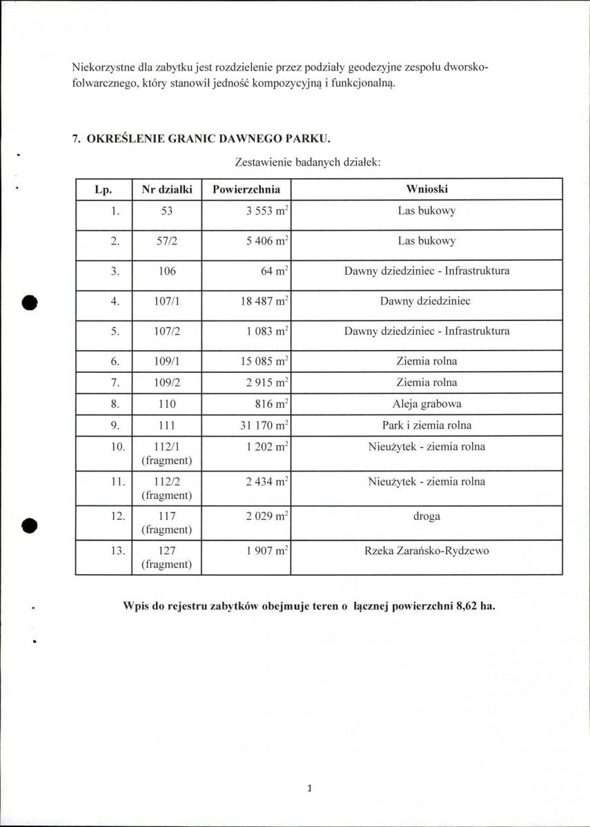 Ewidencja parkowa, skan nr 14