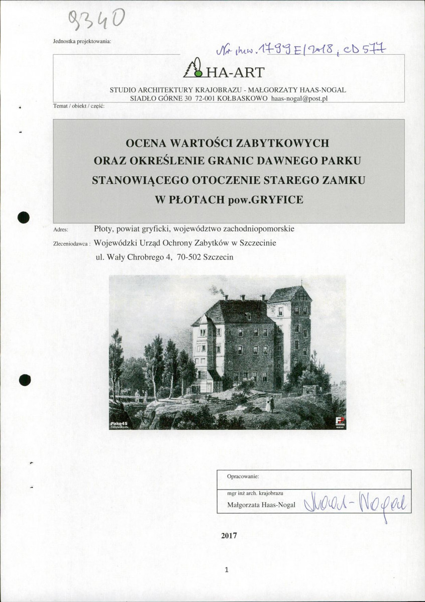 Ewidencja parkowa, skan nr 1