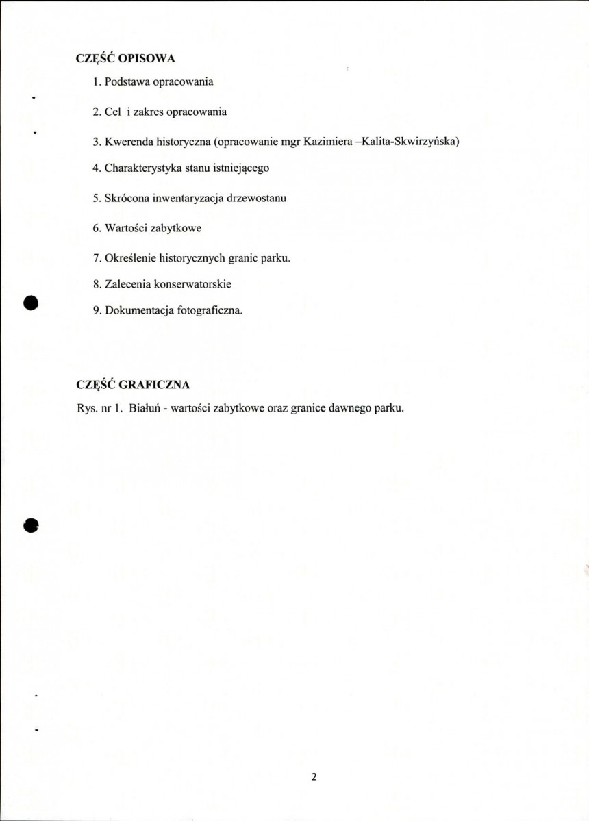 EP - Ewidencja parkowa, skan nr 2