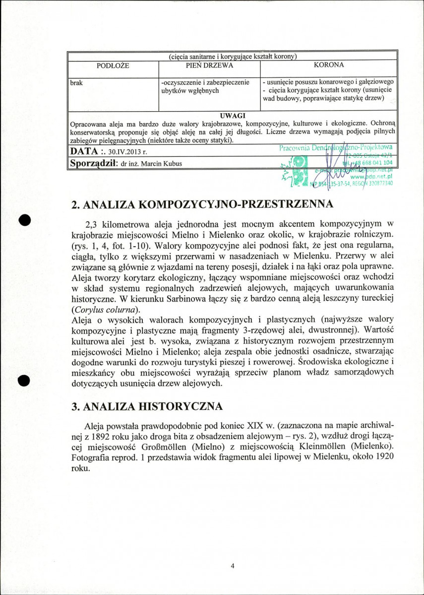 EP - Ewidencja parkowa, skan nr 4