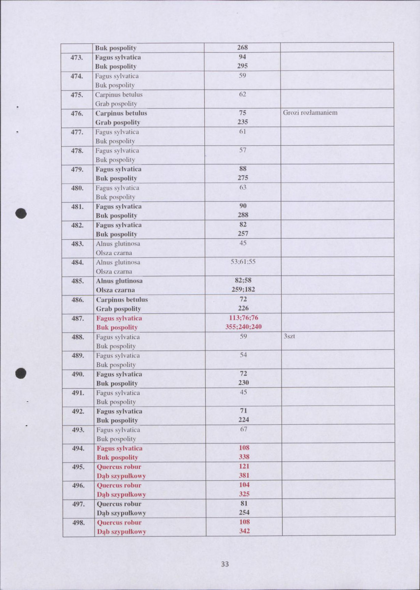 Ewidencja parkowa, skan nr 33