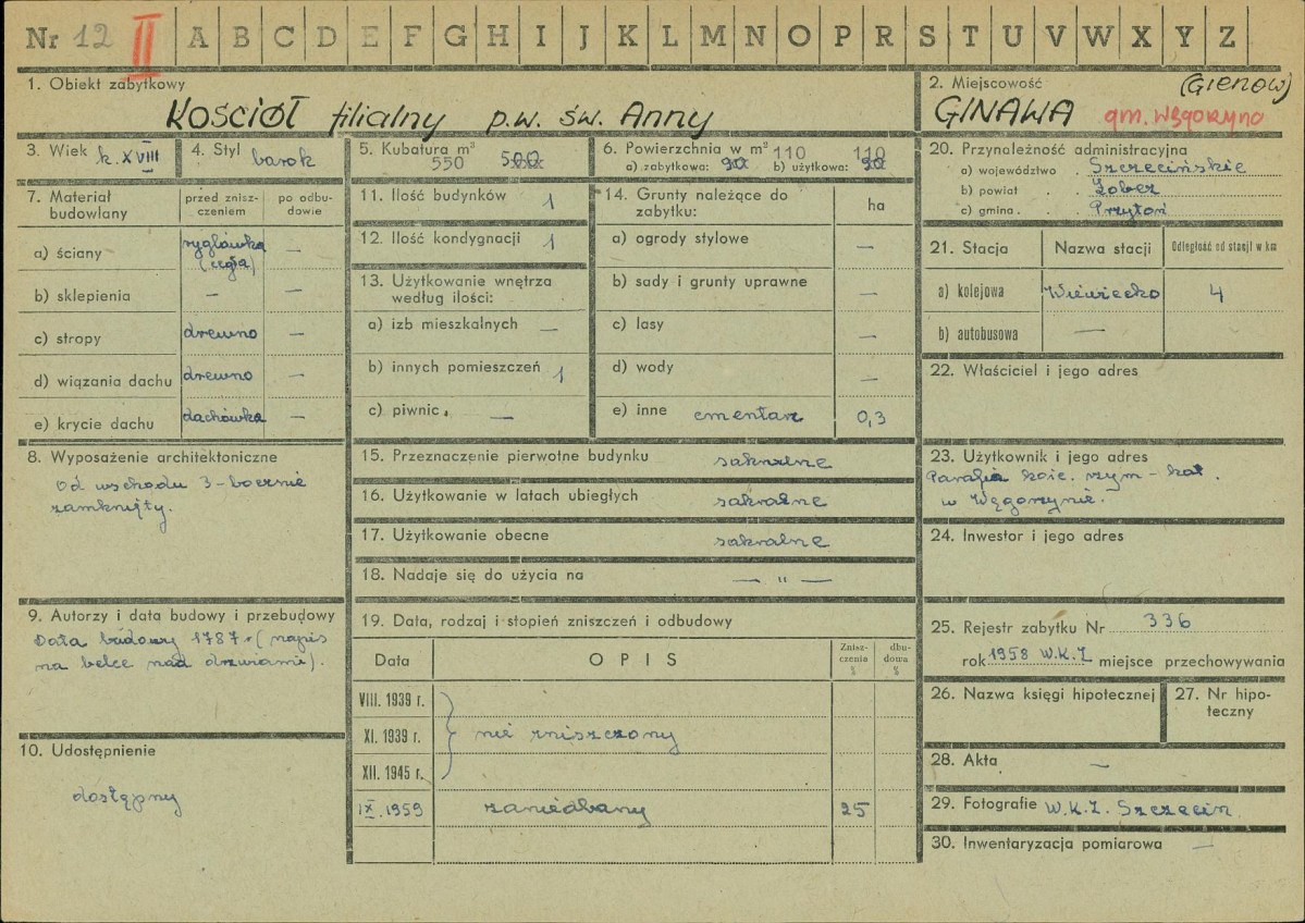 Karta zielona, skan nr 1