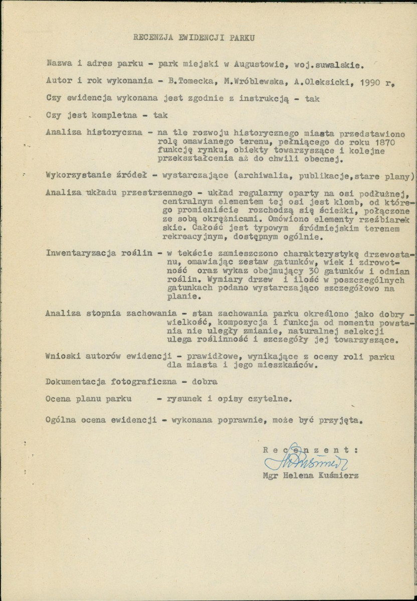 EP - Ewidencja parkowa, skan nr 5