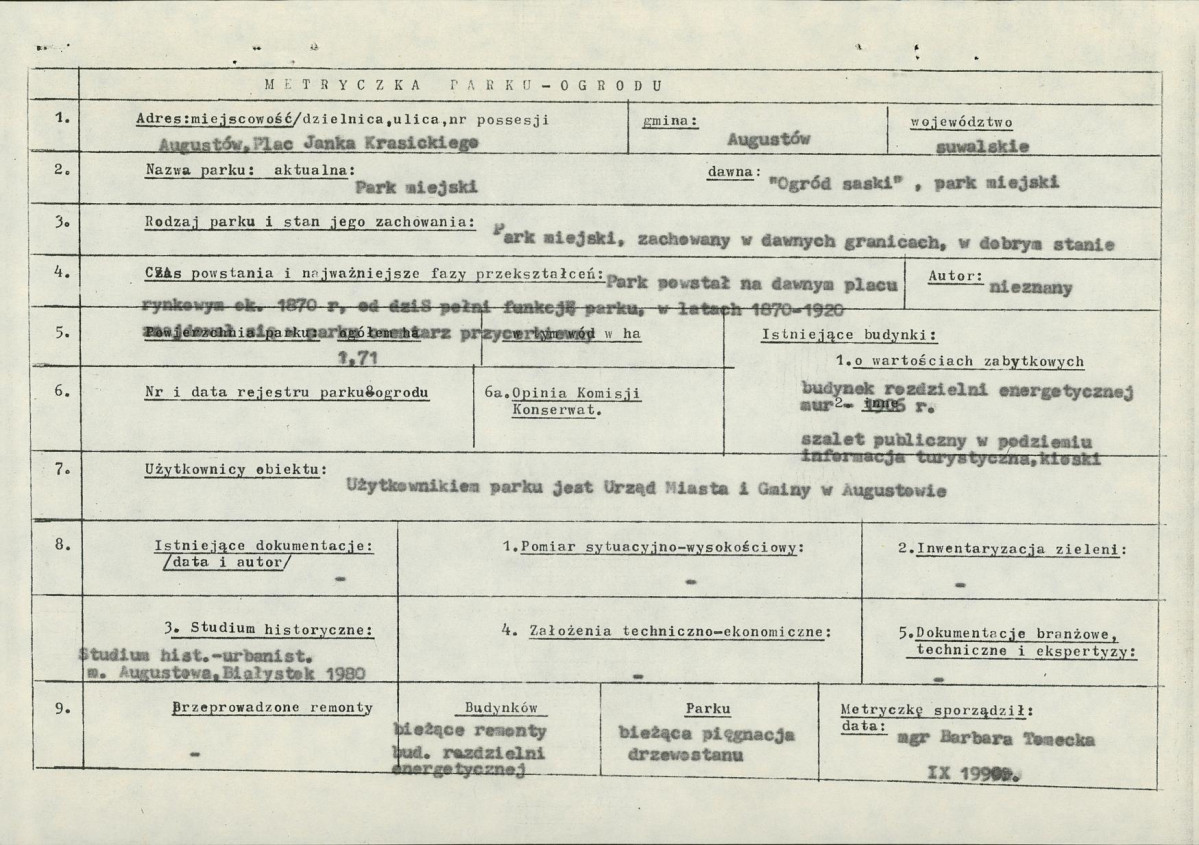 EP - Ewidencja parkowa, skan nr 7