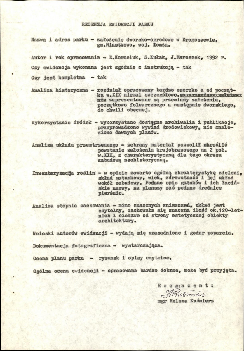 EP - Ewidencja parkowa, skan nr 6