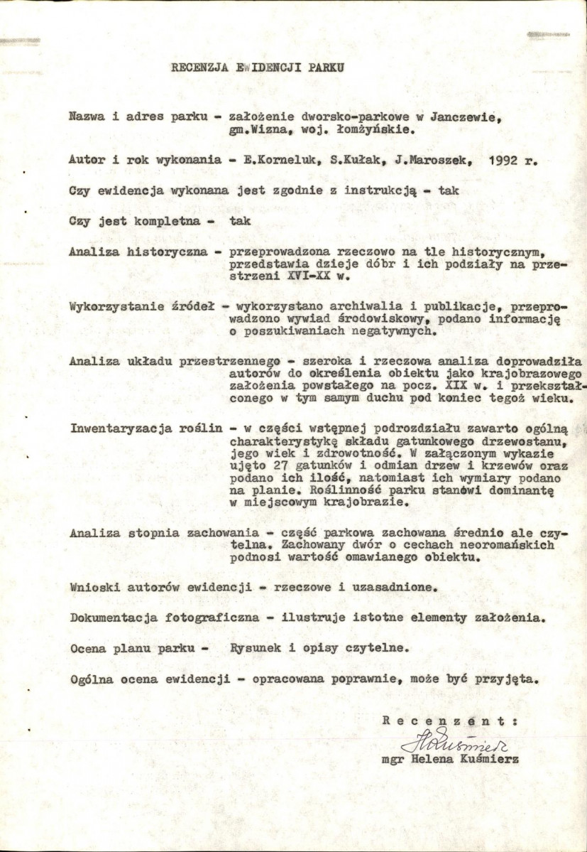 EP - Ewidencja parkowa, skan nr 6