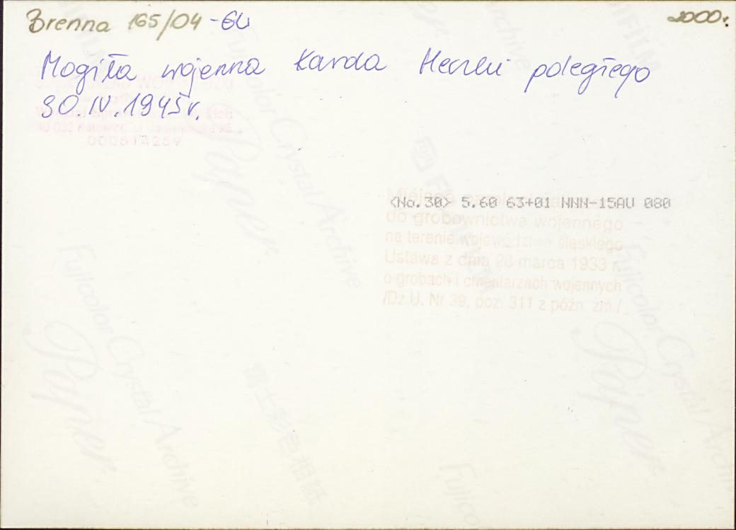 karta ewidencyjna, skan nr 10