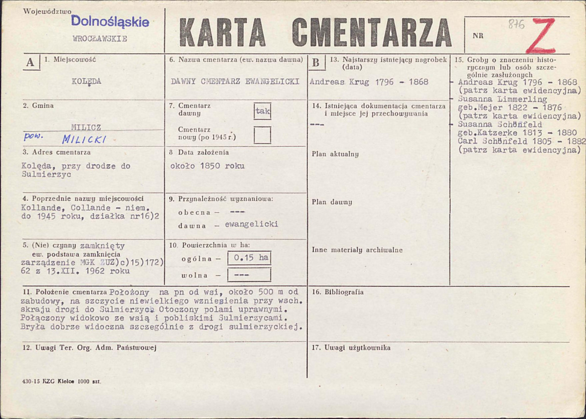 Karta cmentarza, skan nr 1