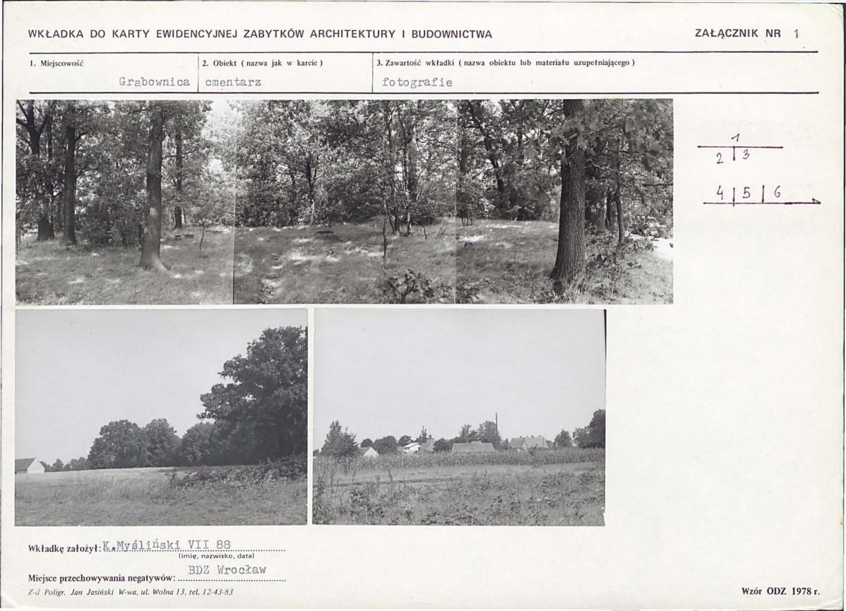KC - Karta cmentarza, skan nr 6