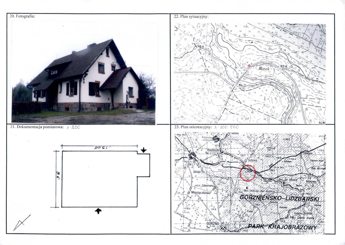 KEZN - Karta obiektu niewpisanego do rejestru, skan nr 2