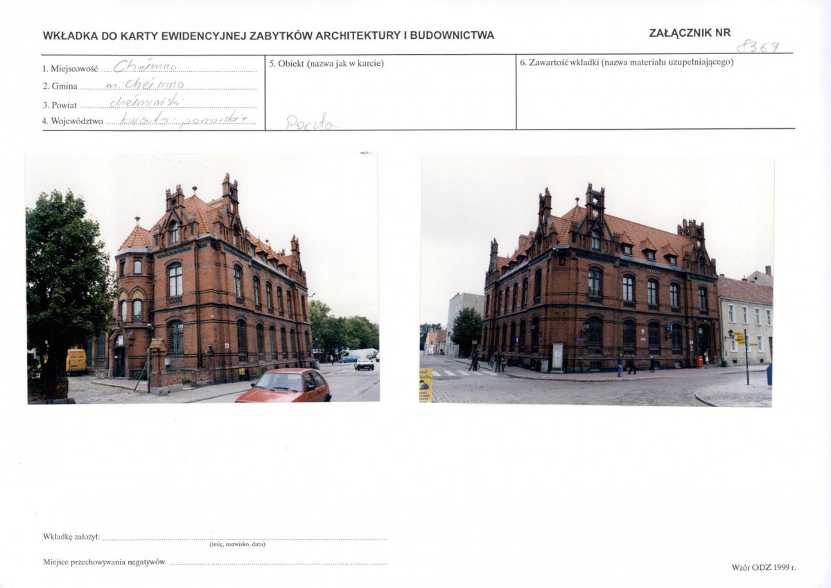 KEZN - Karta obiektu niewpisanego do rejestru, skan nr 3