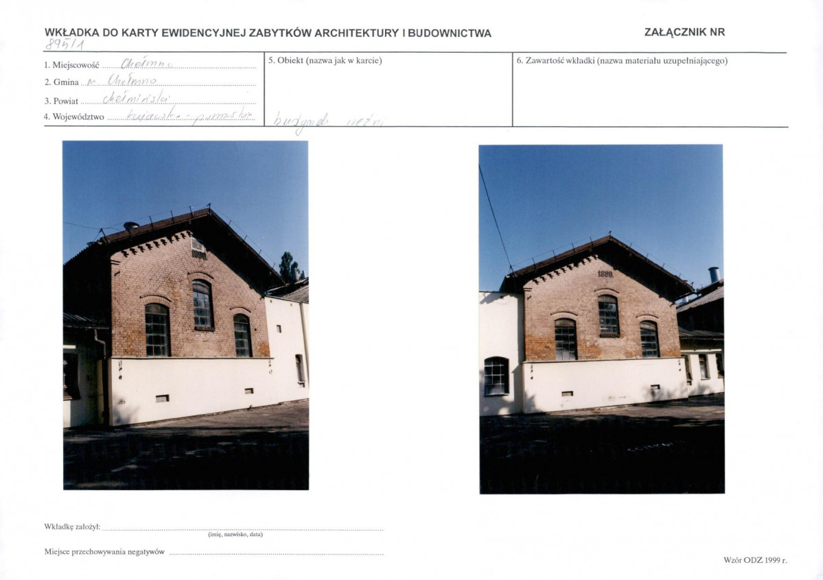 KEZN - Karta obiektu niewpisanego do rejestru, skan nr 3