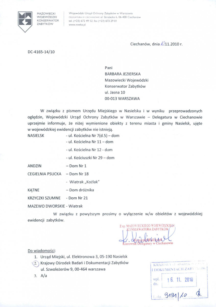 wyl - Wyłączenie z ewidencji, skan nr 1