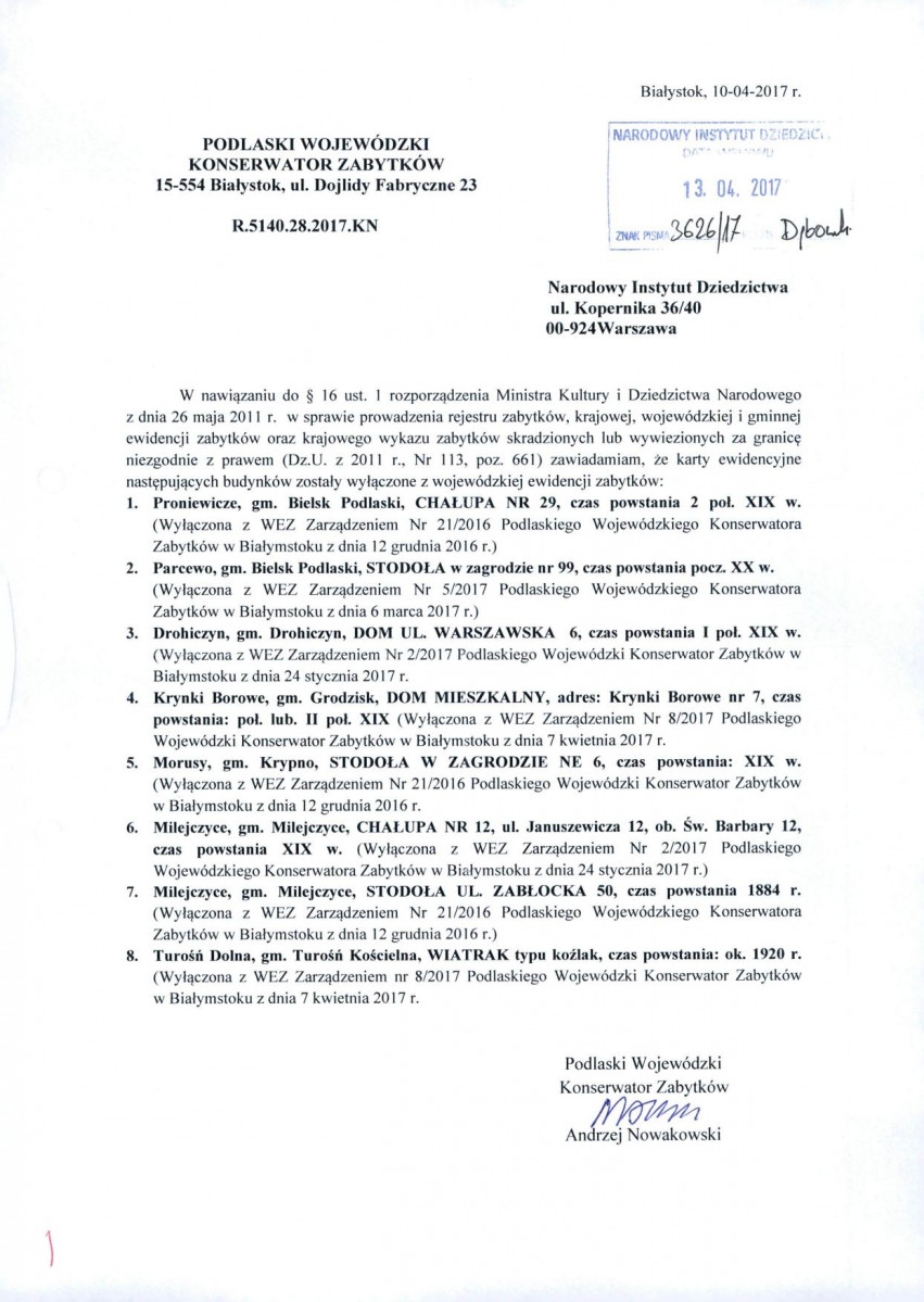 Wyłączenie z ewidencji, skan nr 1