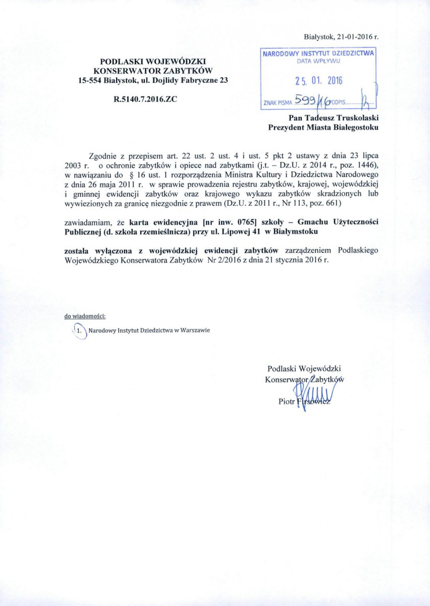 Wyłączenie z ewidencji, skan nr 1