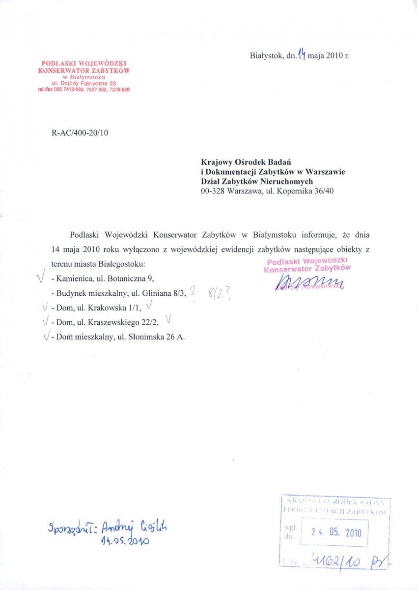 Wyłączenie z ewidencji, skan nr 1