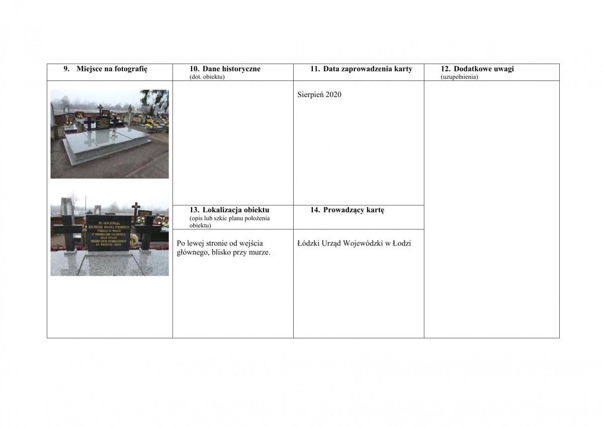 karta ewidencyjna, skan nr 2