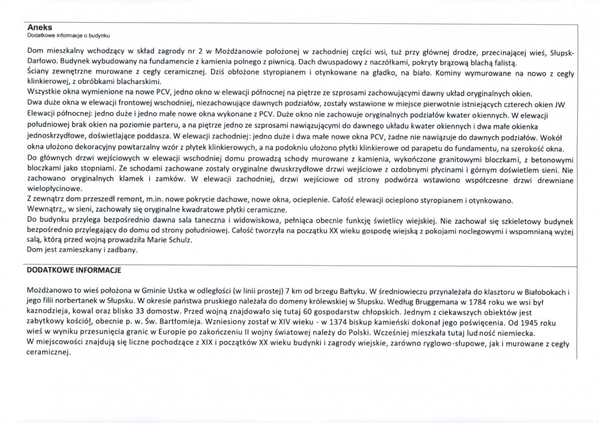 Karta obiektu niewpisanego do rejestru, skan nr 5