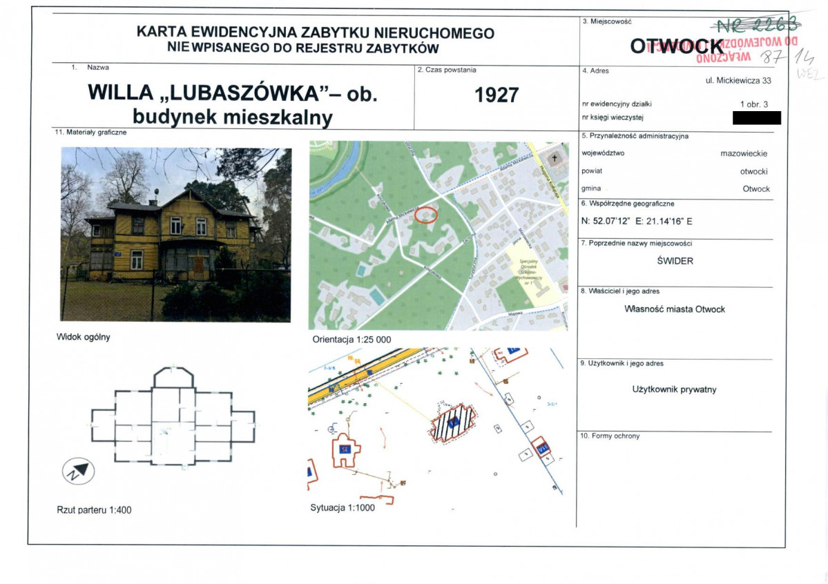 KB - Karta biała, skan nr 1
