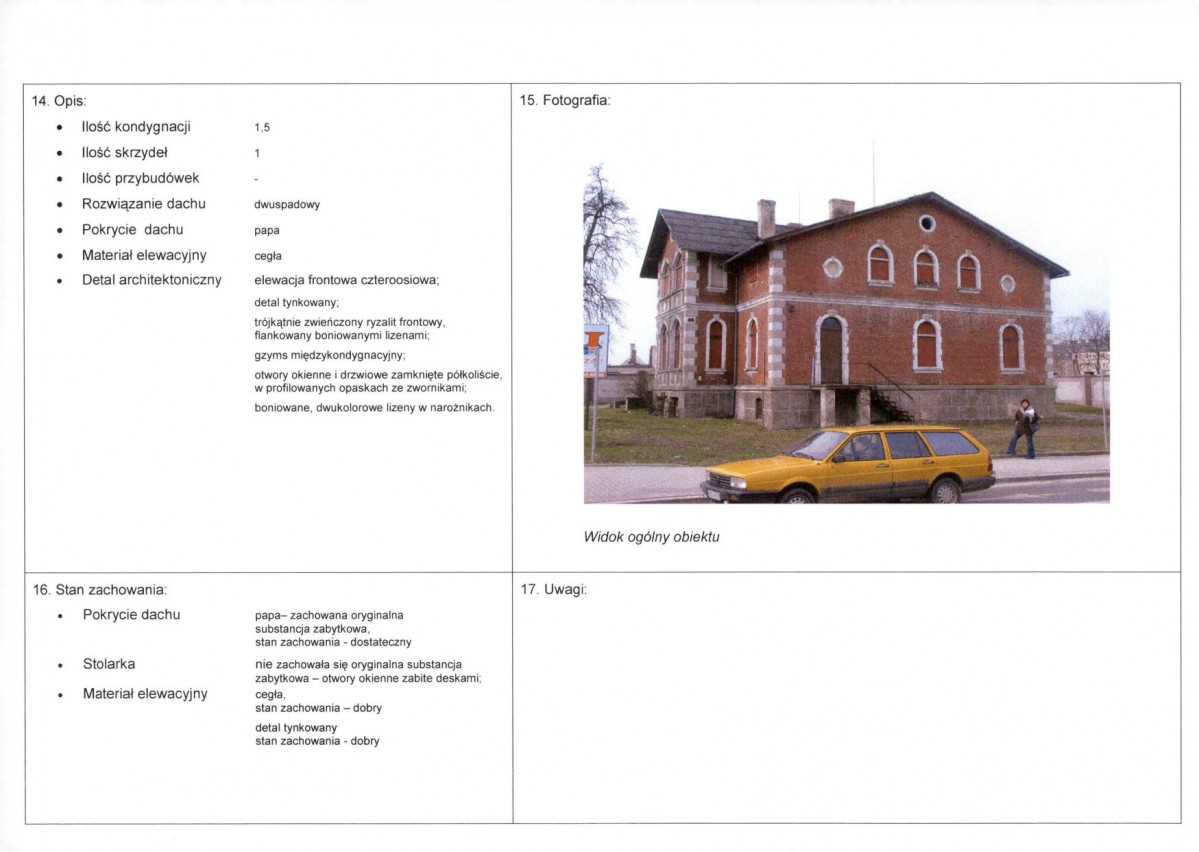 Karta obiektu niewpisanego do rejestru, skan nr 2