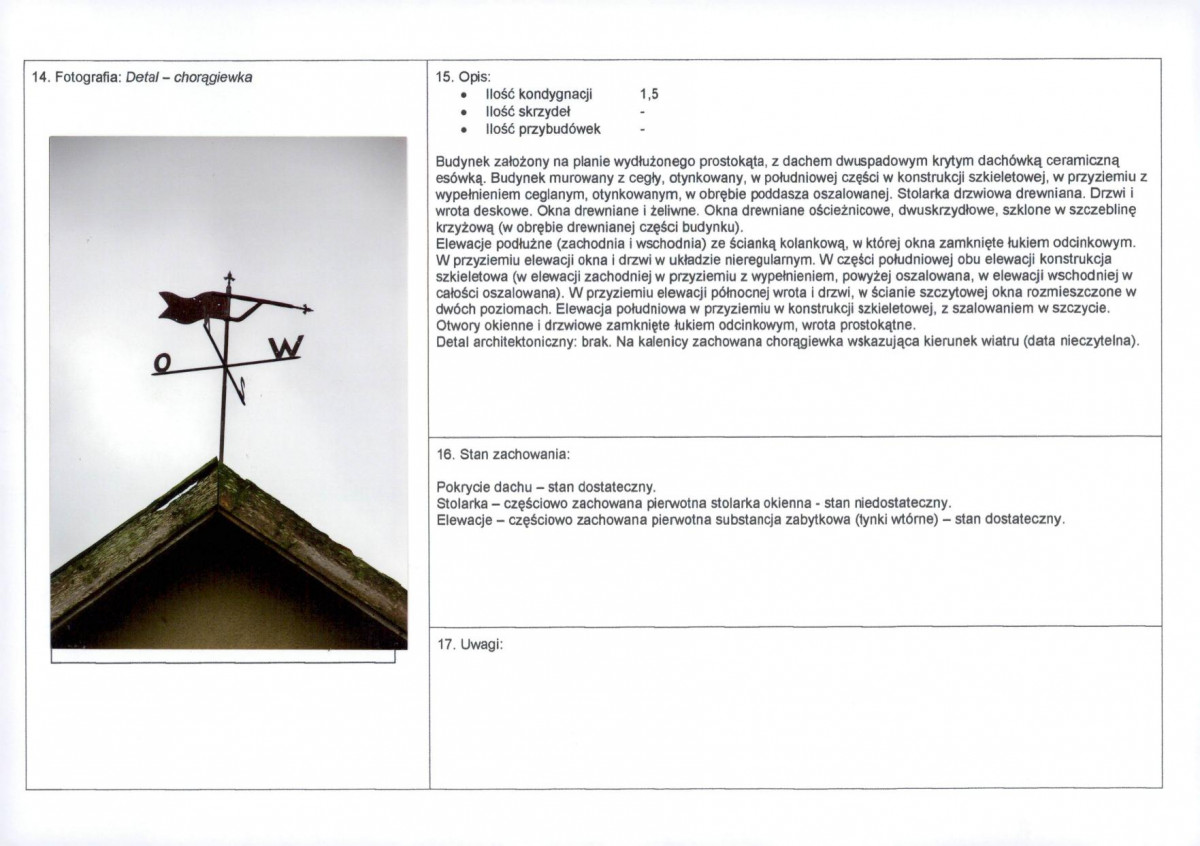 Karta obiektu niewpisanego do rejestru, skan nr 2