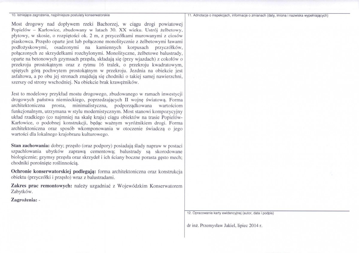 Karta obiektu niewpisanego do rejestru, skan nr 4