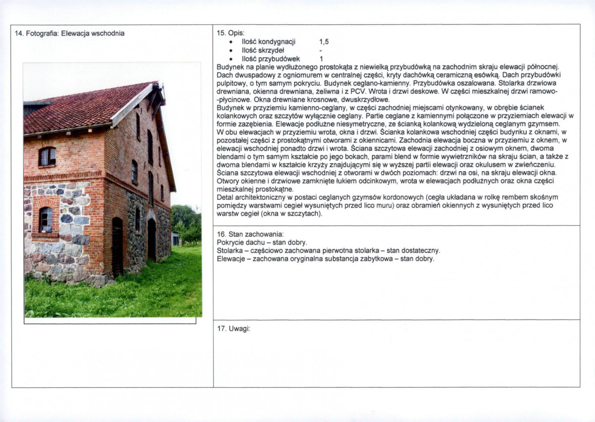 Karta obiektu niewpisanego do rejestru, skan nr 2