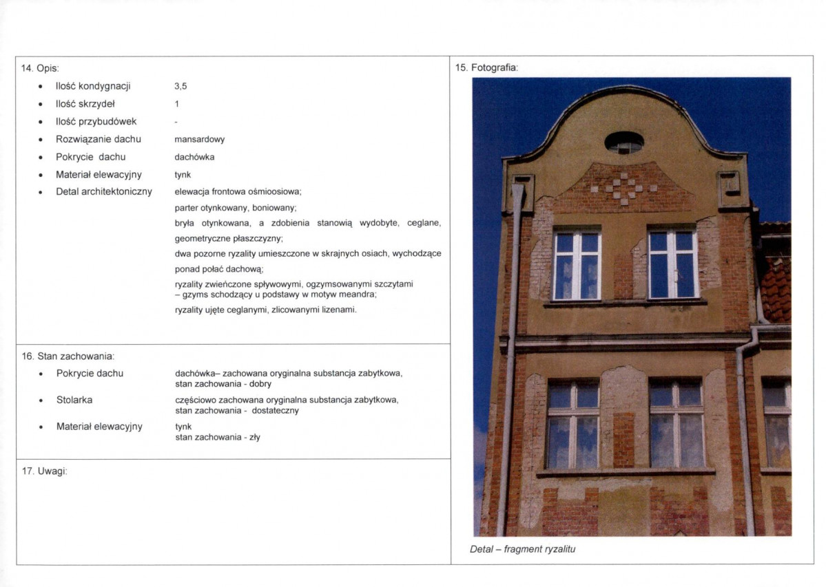 Karta obiektu niewpisanego do rejestru, skan nr 2