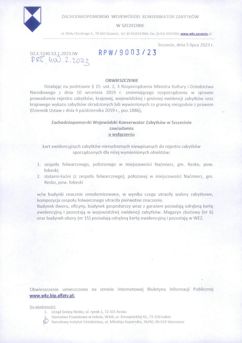Wyłączenie z ewidencji, skan nr 1