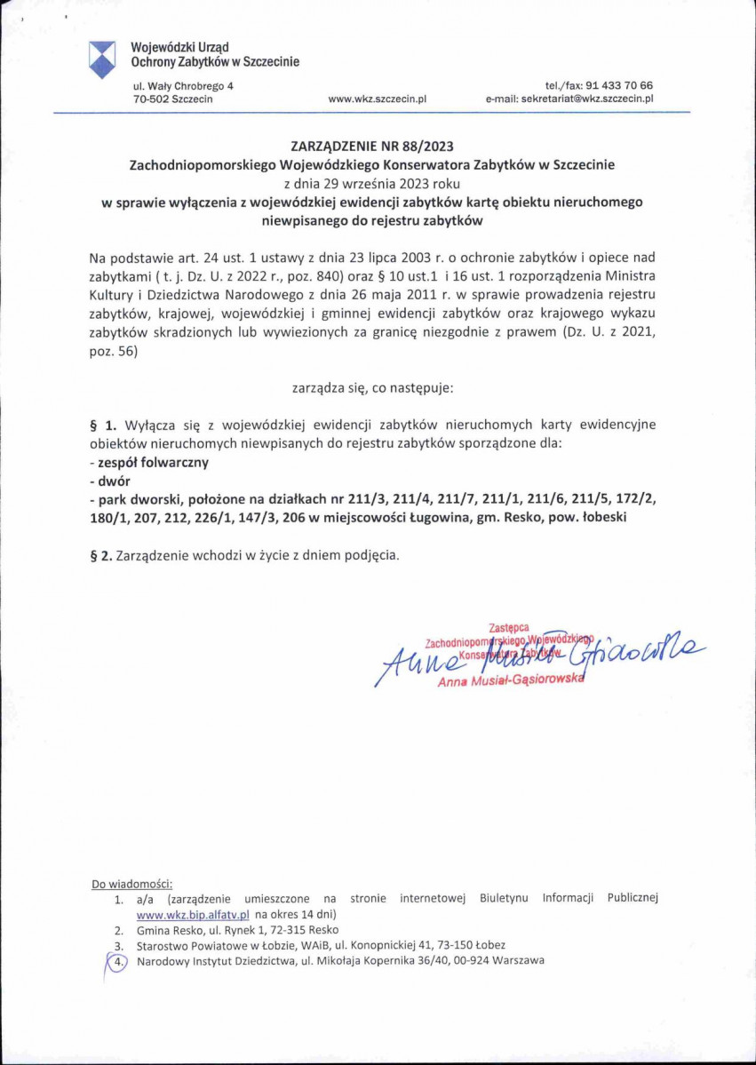 Wyłączenie z ewidencji, skan nr 2