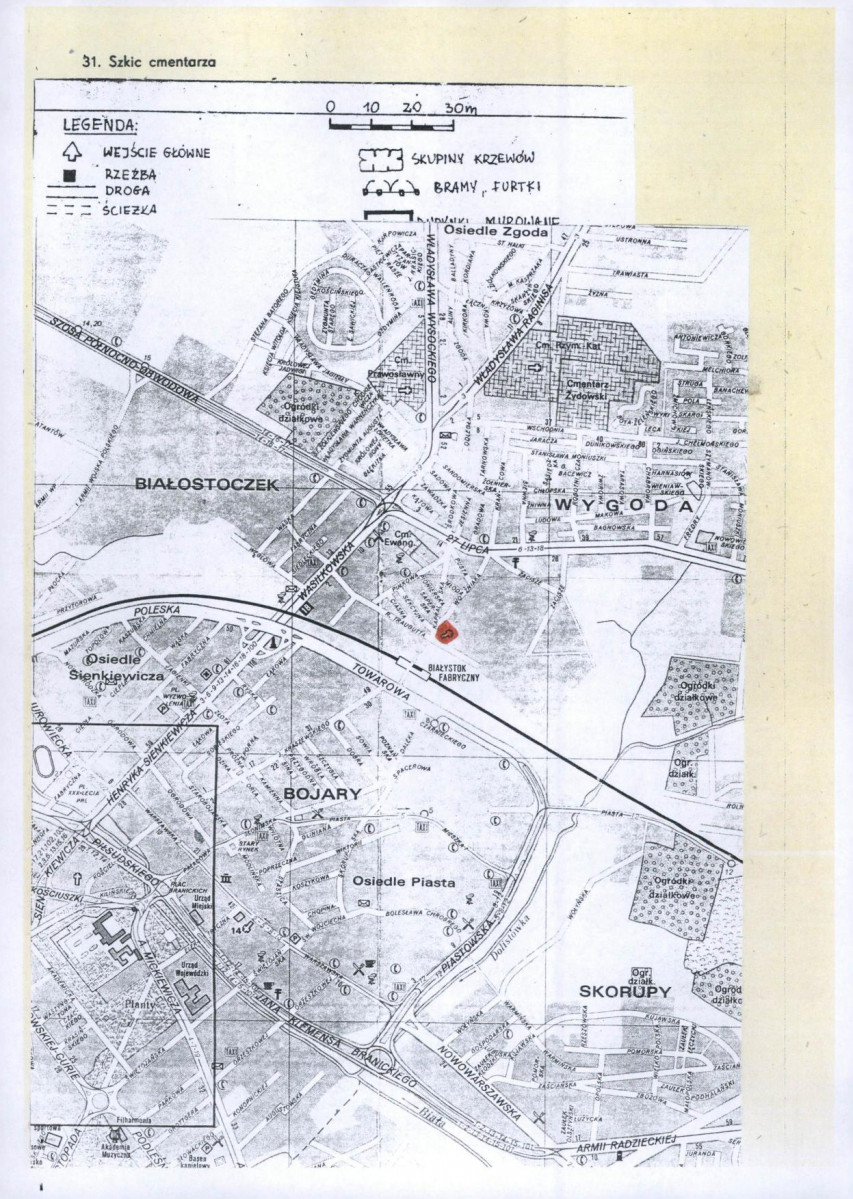 Karta cmentarza, skan nr 3