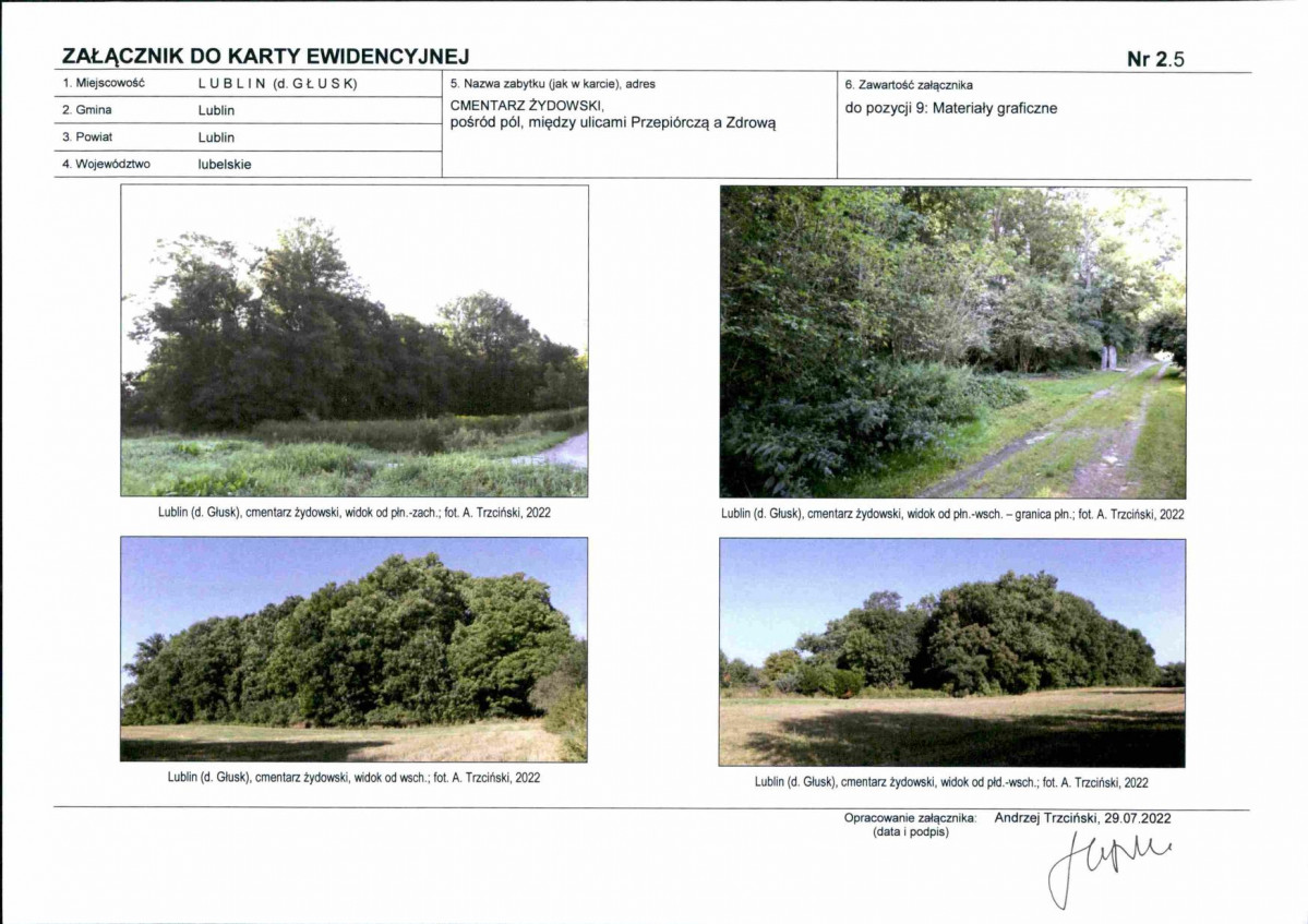 KEZN - Karta obiektu niewpisanego do rejestru, skan nr 9