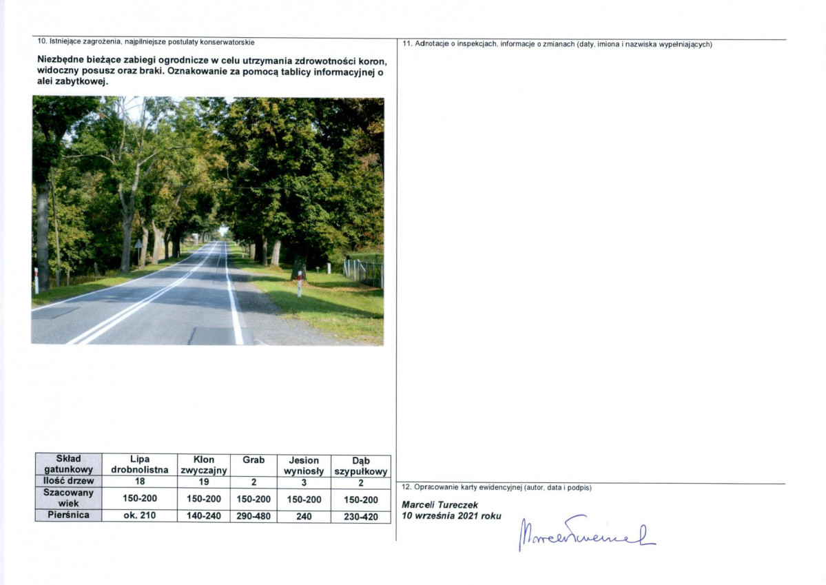 Karta obiektu niewpisanego do rejestru, skan nr 2