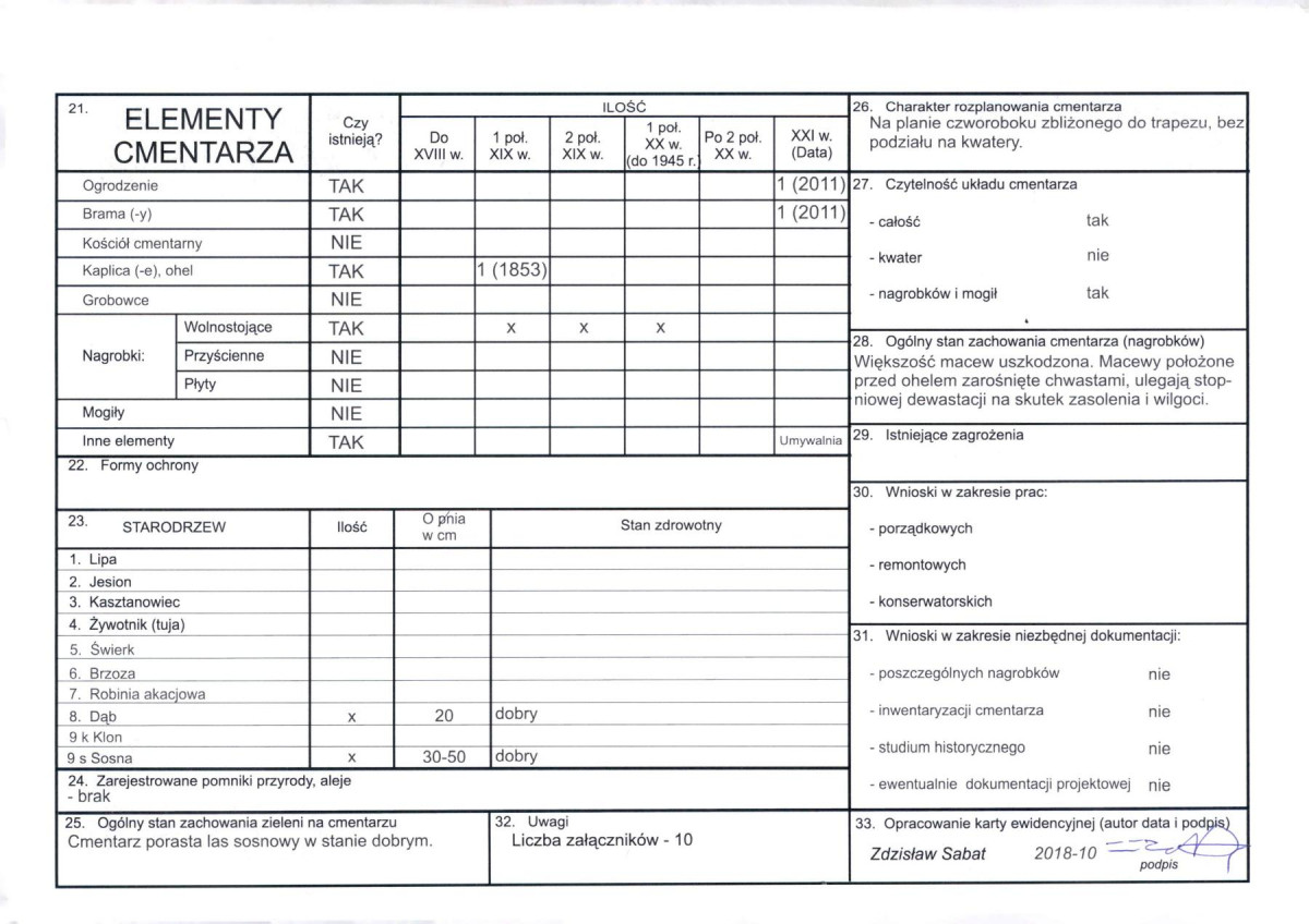 KC - Karta cmentarza, skan nr 4