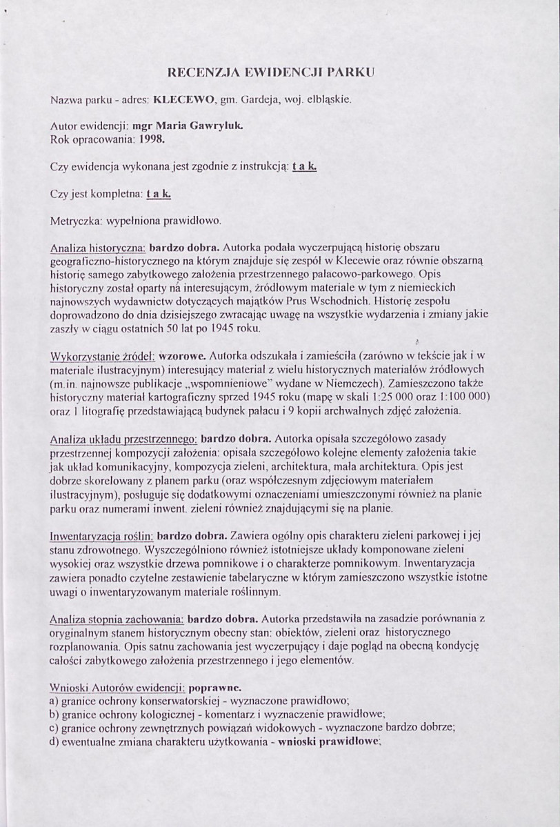 EP - Ewidencja parkowa, skan nr 5