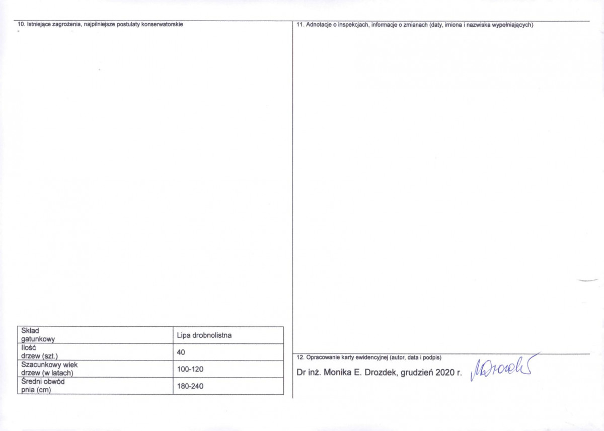 KEZN - Karta obiektu niewpisanego do rejestru, skan nr 2
